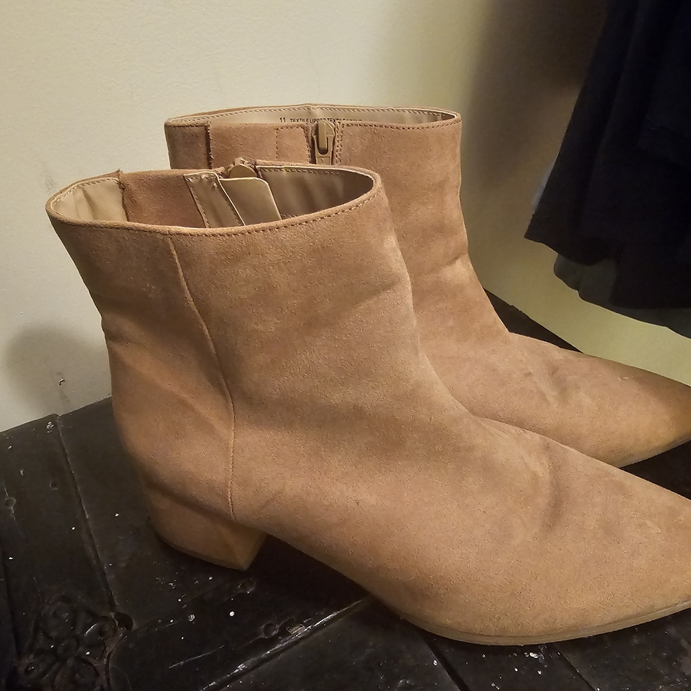 Target Tan Ankle Booties